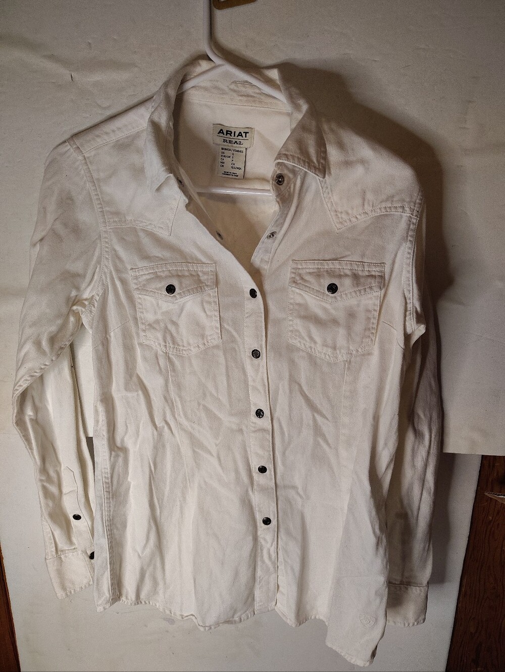 Ariat REAL Long Sleeve Button Up Shirt Women's Small